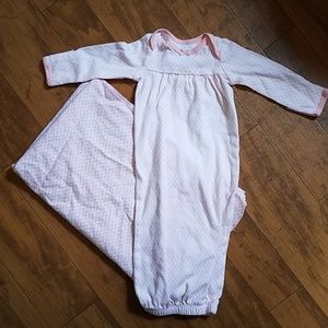 Carter's Baby Gown and Matching Blanket